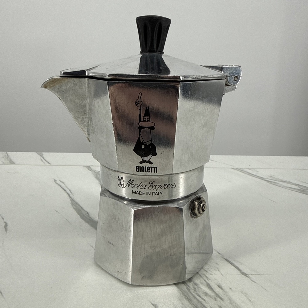 Bialetti Moka Express - Stovetop Espresso Maker - 3 Cup Made In Italy